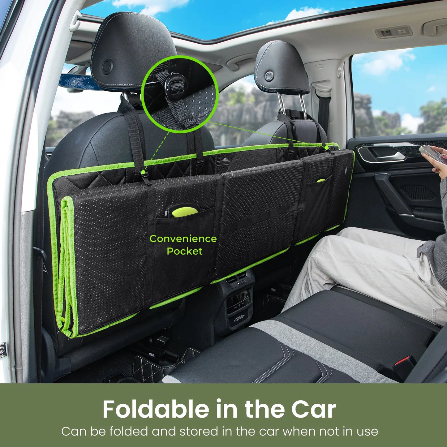 Dog Car Seat Cover for Back Seat